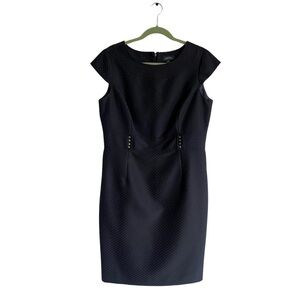 TAHARI Arthur Levine Women’s black Midi Dress size 12
